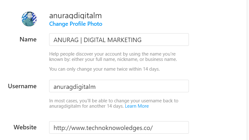 How To Change Instagram Name More Than Twice
