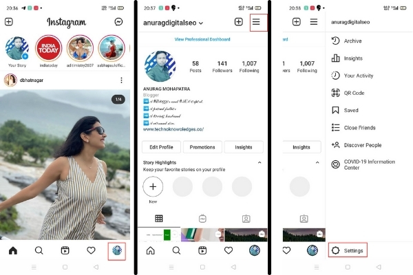 How to see deleted Instagram posts on Android