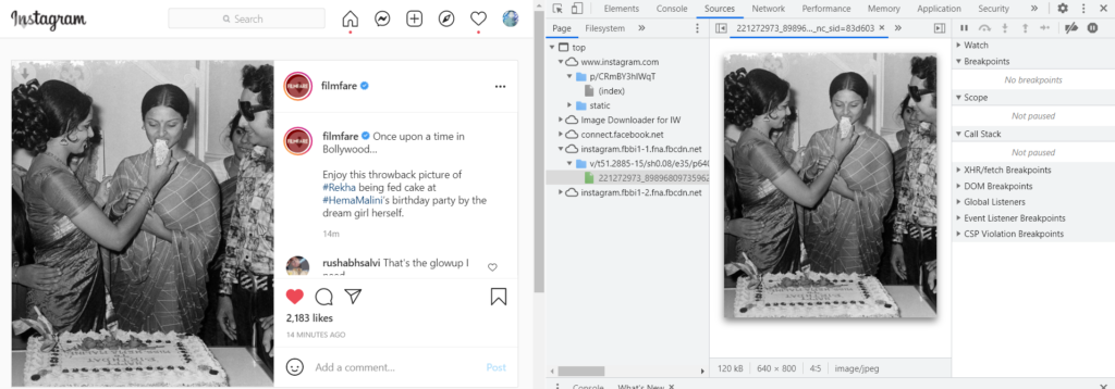 how to download instagram photos on pc