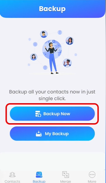 How to backup iPhone contacts to Gmail With App