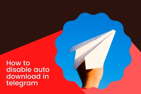How to disable auto download in telegram