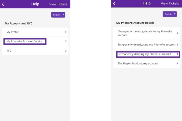 How to Delete PhonePe Account