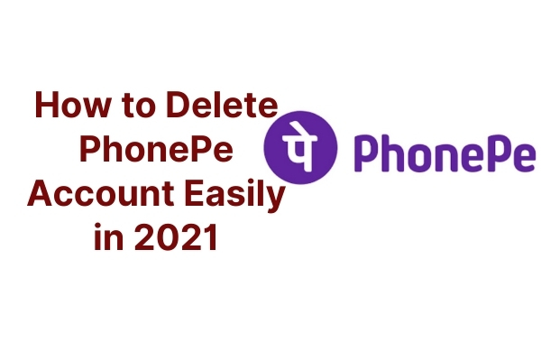 delete phonepe account