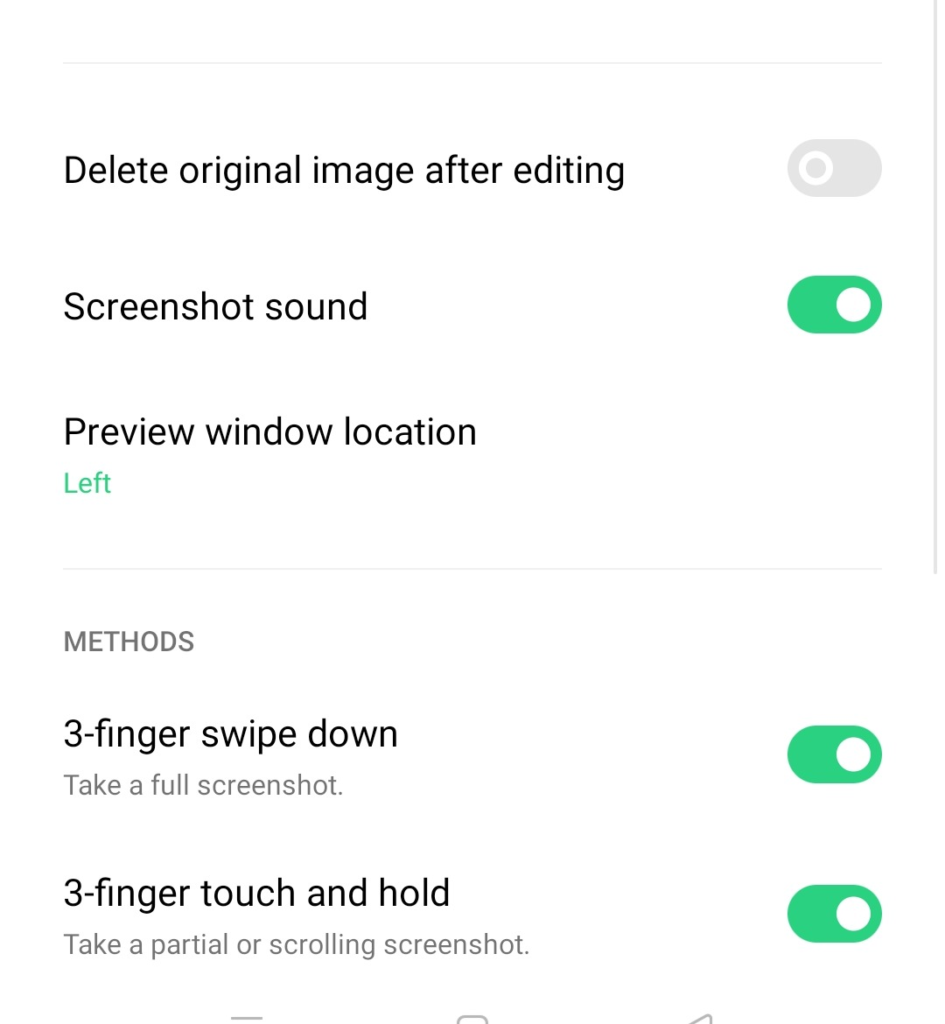 How to take screenshot on Oppo F9, F15, F17, A31, A53, A5s and A12