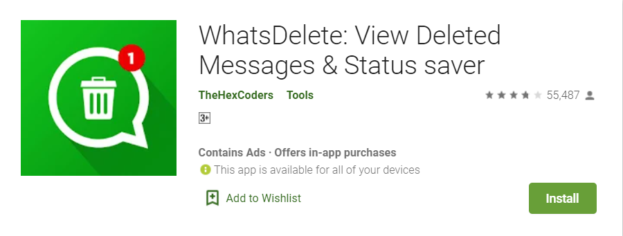 How to See already Deleted Messages on WhatsApp by the Sender