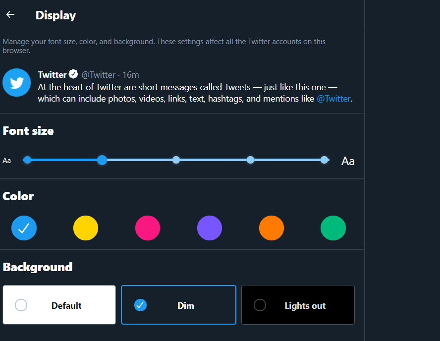 How to dark mode Twitter