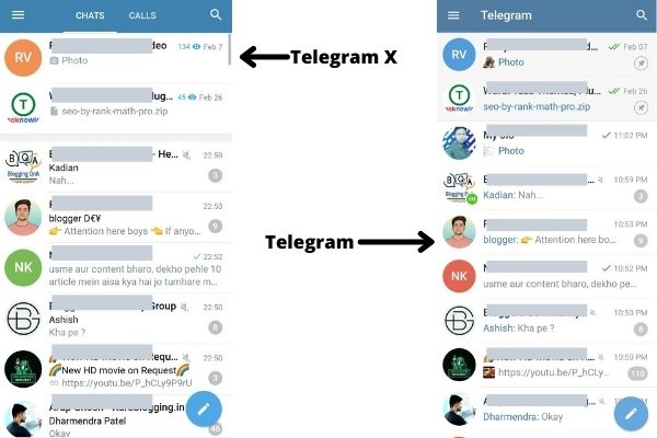 What is the difference between Telegram and Telegram X