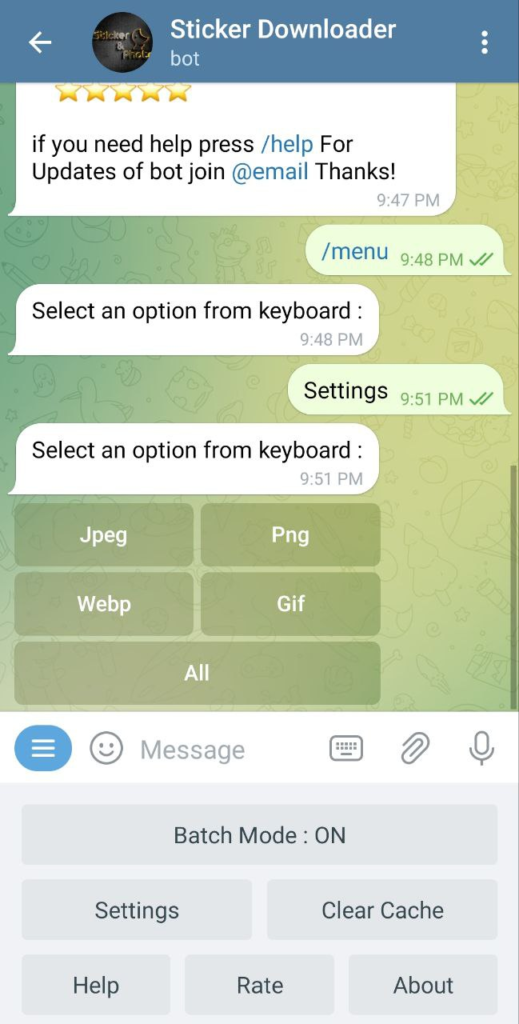 How to use Telegram sticker in WhatsApp